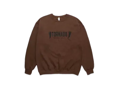 WACKO MARIA Crew Neck Sweat Shirt #1 "Brown"
