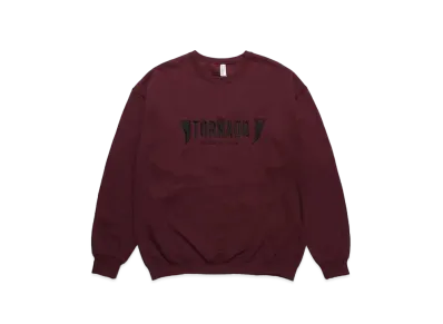 WACKO MARIA Crew Neck Sweat Shirt #1 "Burgundy"