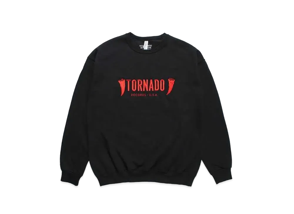 WACKO MARIA Crew Neck Sweat Shirt #1 "Black"