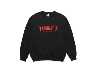 WACKO MARIA Crew Neck Sweat Shirt #1 "Black"