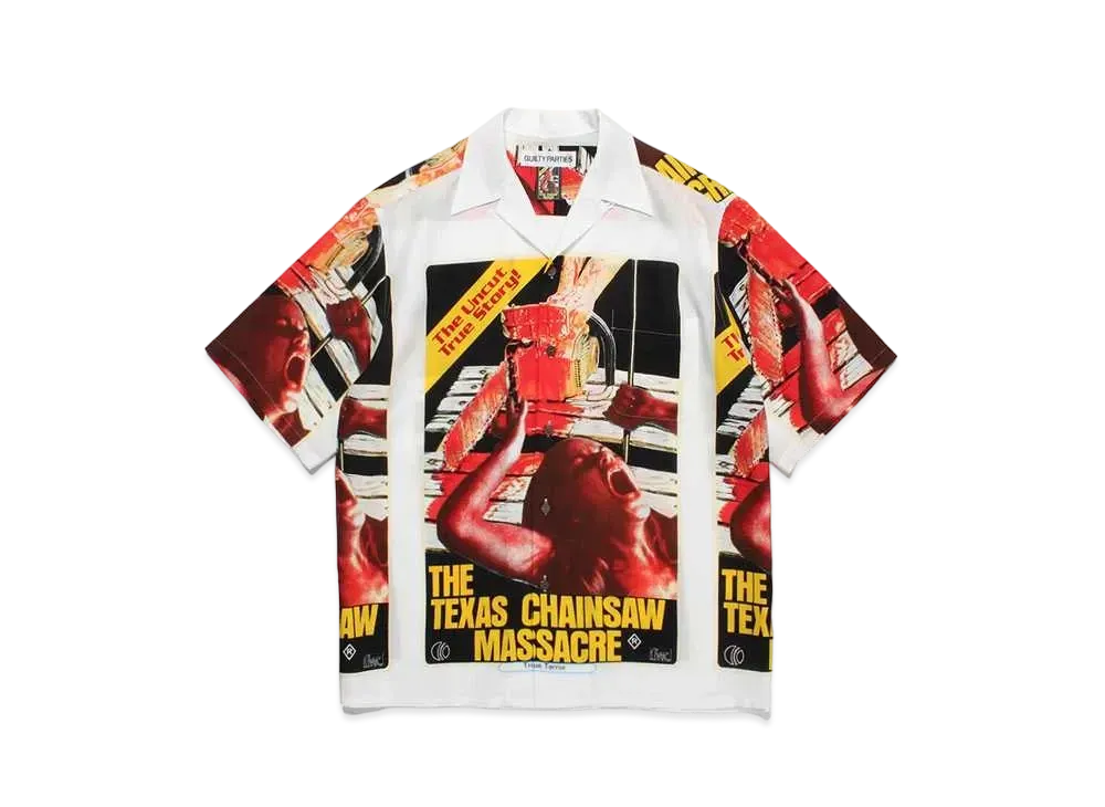 WACKO MARIA The Texas Chainsaw Massacre / Hawaiian Shirt "White"