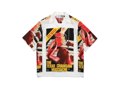 WACKO MARIA The Texas Chainsaw Massacre / Hawaiian Shirt "White"