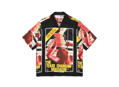 WACKO MARIA The Texas Chainsaw Massacre / Hawaiian Shirt "Black"