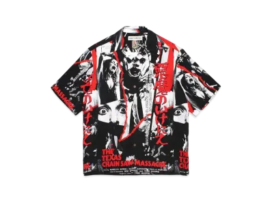 WACKO MARIA The Texas Chainsaw Massacre / Hawaiian Shirt #1 "Mono"