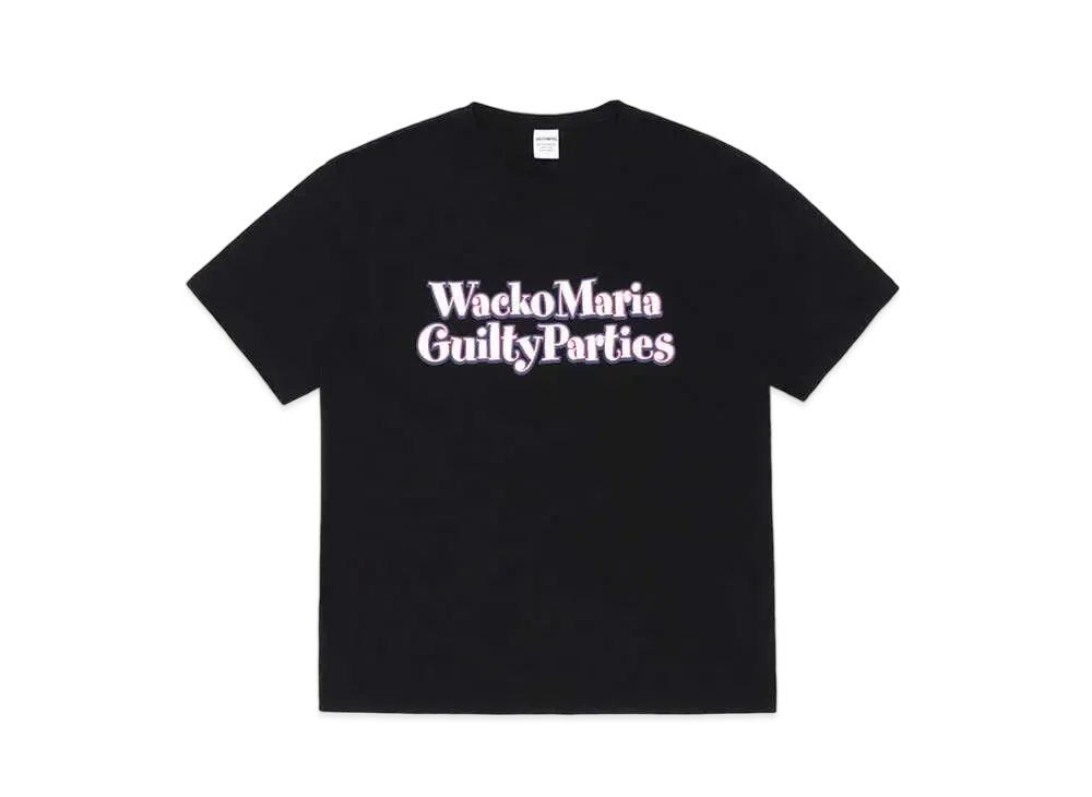 WACKO MARIA Washed Heavy Weight T-shirt "Black"