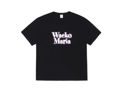 WACKO MARIA Washed Heavy Weight T-shirt #1 "Black"