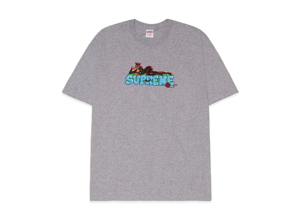 Supreme Catwoman Tee "Heather Grey"