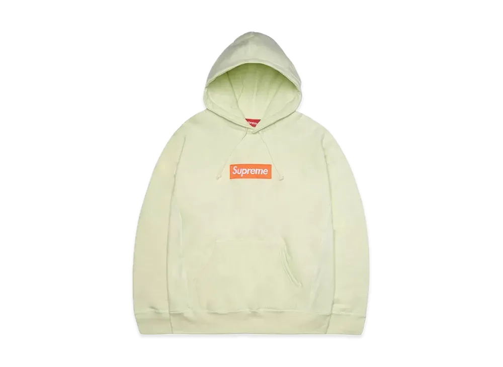 Supreme Box Logo Hooded Sweatshirt "Pale Lime" (17FW)
