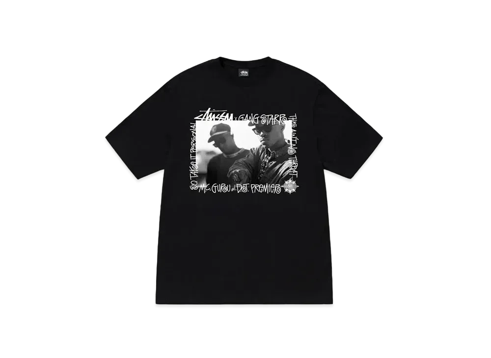 Stussy x Gang Starr Take It Personal Tee "Black"