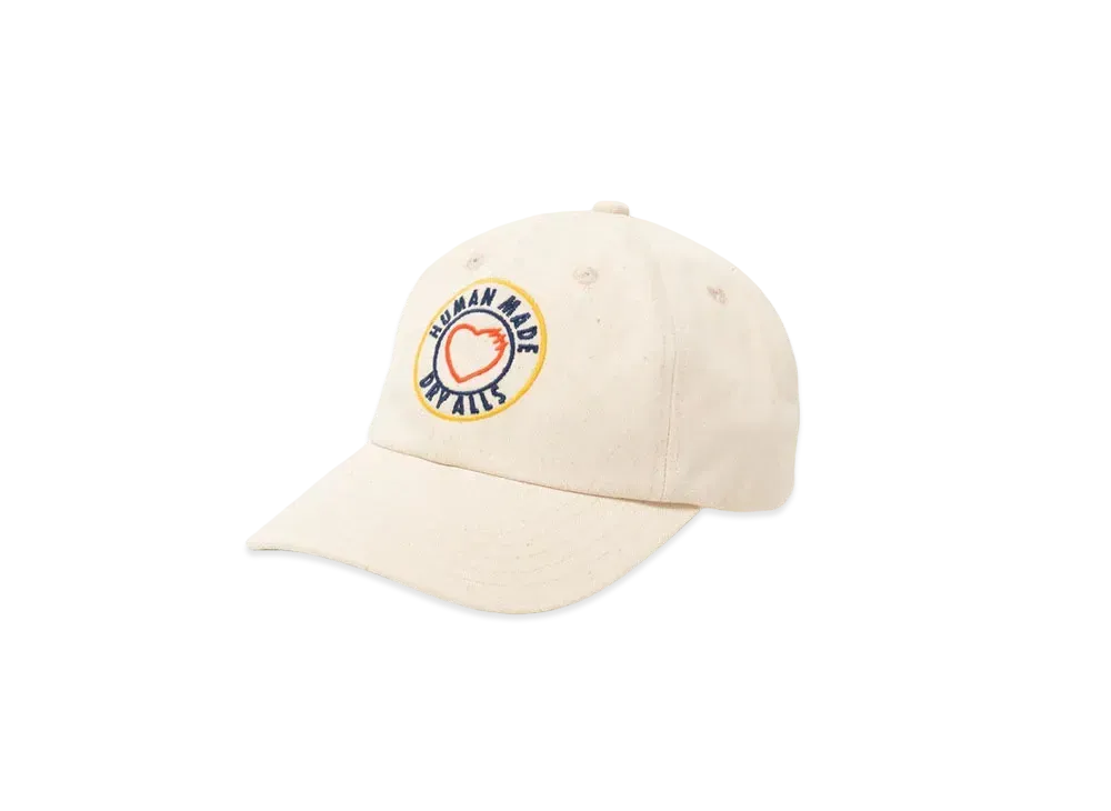 HUMAN MADE 6 Panel Twill Cap #2 "White"