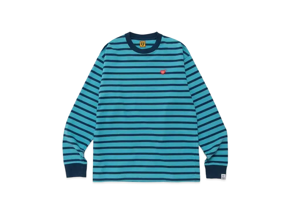 HUMAN MADE Striped L/S T-Shirt "Blue"