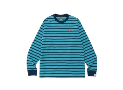 HUMAN MADE Striped L/S T-Shirt "Blue"