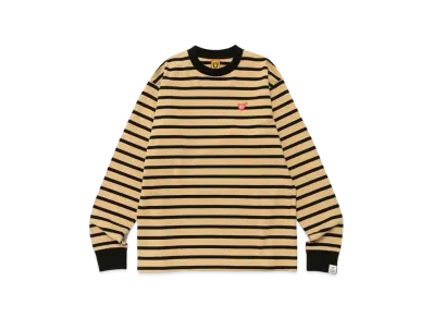 HUMAN MADE Striped L/S T-Shirt "Beige"