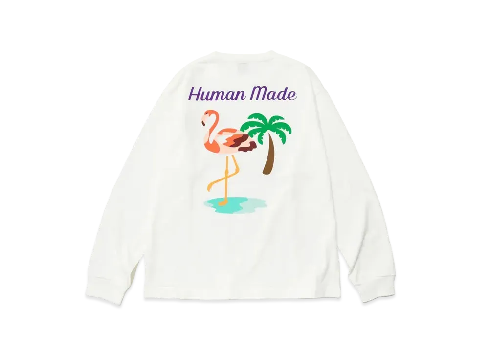HUMAN MADE Flamingo L/S T-Shirt 