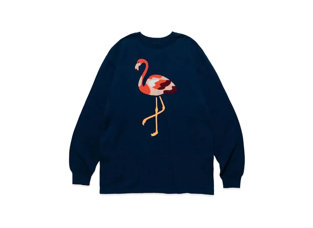 HUMAN MADE Flamingo Knit Sweater "Navy"