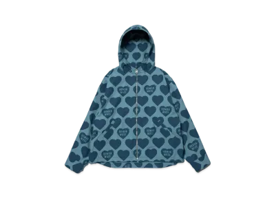 HUMAN MADE Heart Zip-Up Parka "Blue"