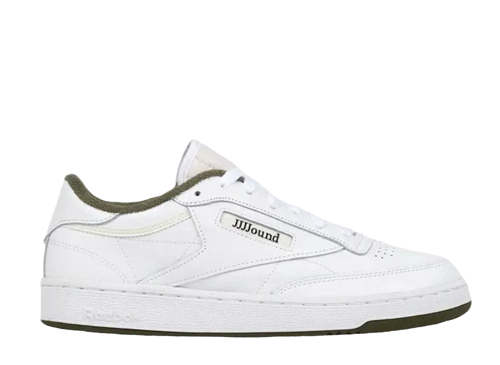 JJJJound × Reebok Club C "White Olive"