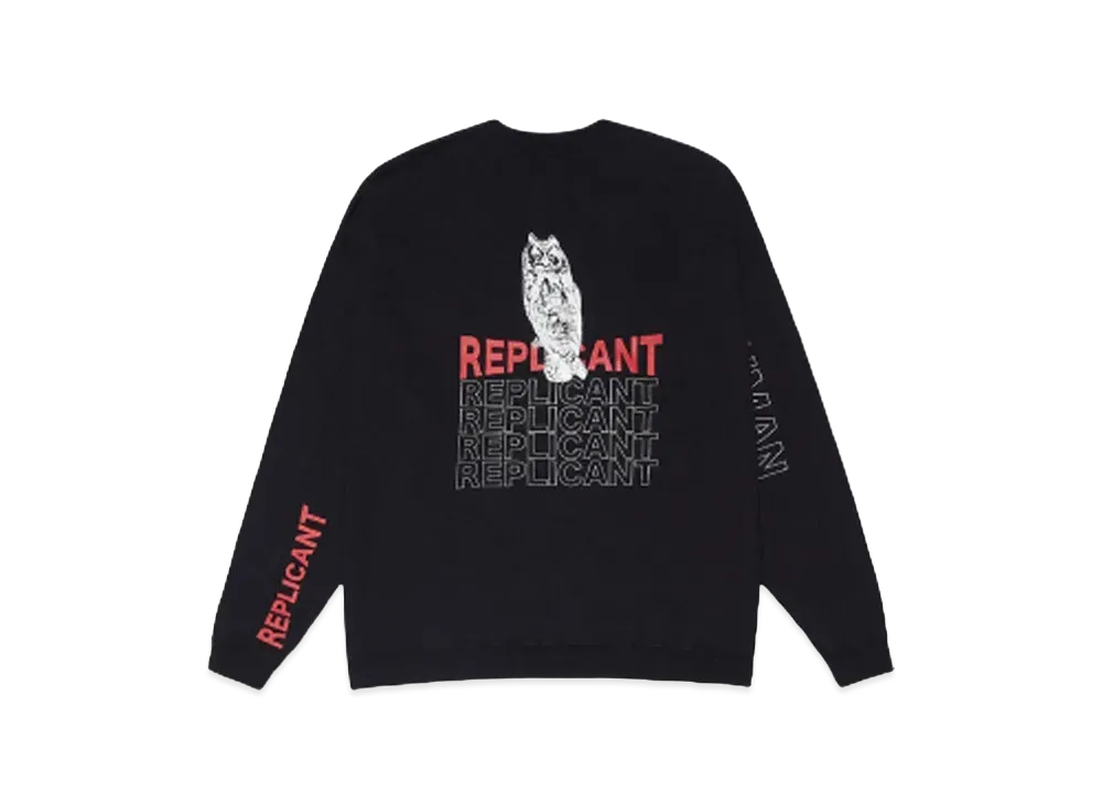 iroquois OWL SWEATSHIRTS "BLK"