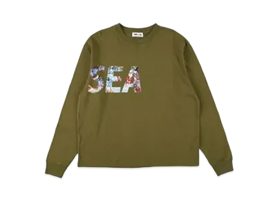 WIND AND SEA x LEE KAN KYO L/S Tee "Olive"