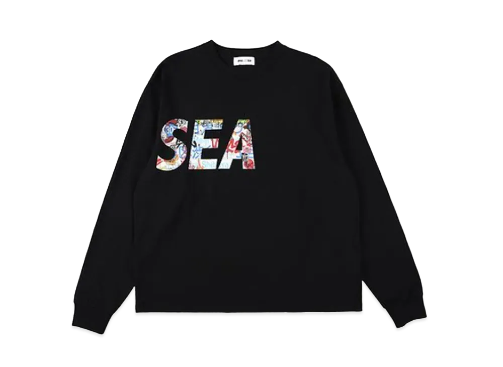 WIND AND SEA x LEE KAN KYO L/S Tee "Black"