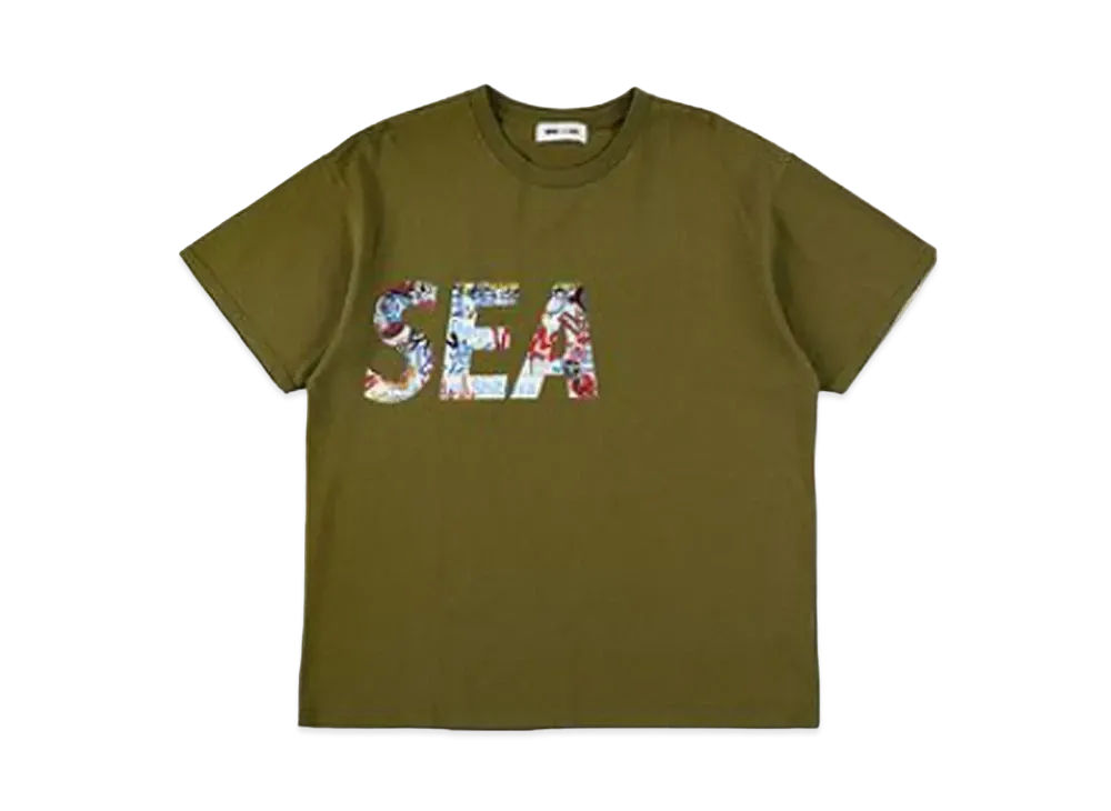WIND AND SEA x LEE KAN KYO S/S Tee "Olive"