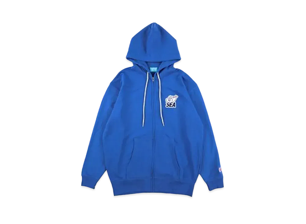 WIND AND SEA x Thunder Bunny Zip Sweat "Blue"