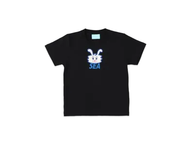 WIND AND SEA x Thunder Bunny Kids T-shirts "Black"