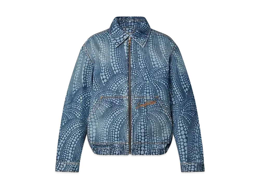 Louis Vuitton x Yayoi Kusama All Over Pumpkin Denim Blouson "Indigo"