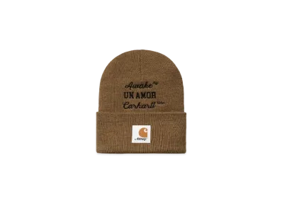 Carhartt WIP x AWAKE NY UN Amor Beanie "Brown"
