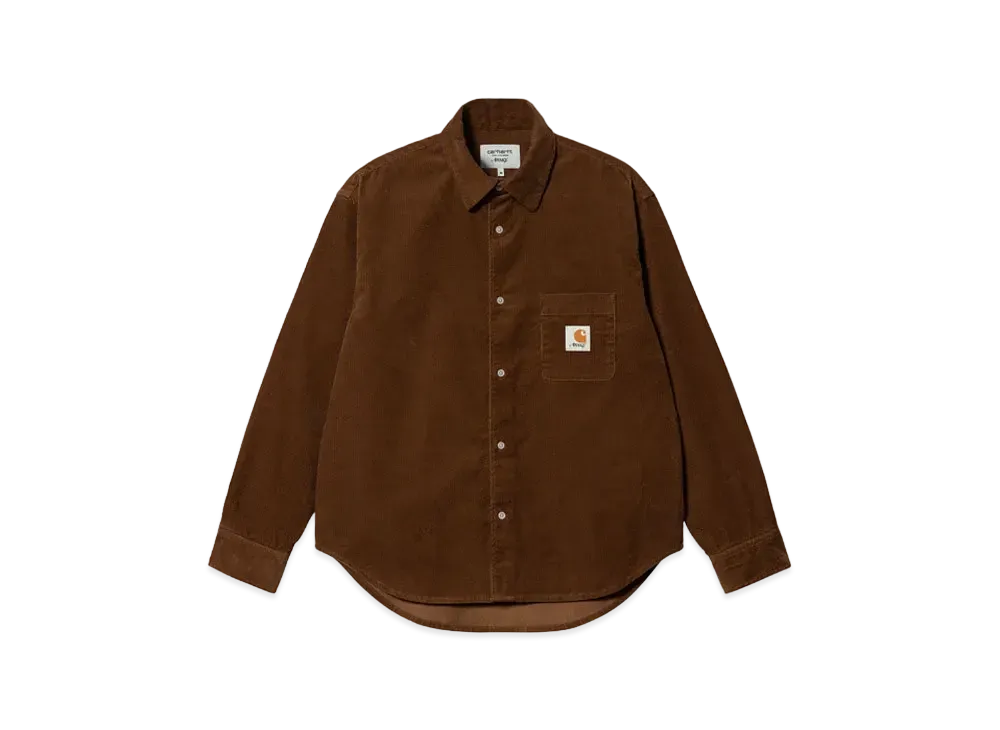 Carhartt WIP x AWAKE NY Collared Shirt "Brown"