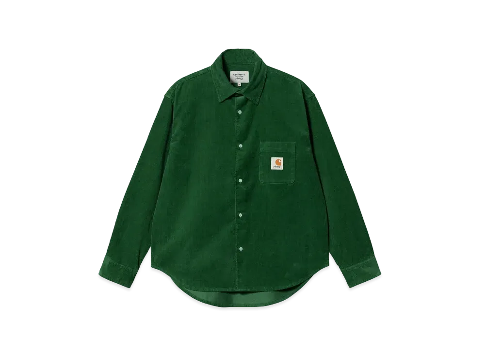 Carhartt WIP x AWAKE NY Collared Shirt "Green"