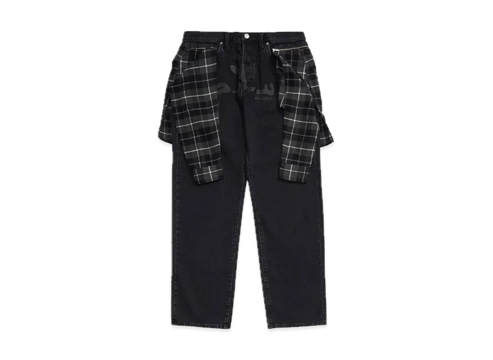 Supreme / Undercover Layered Jean "Washed Black"