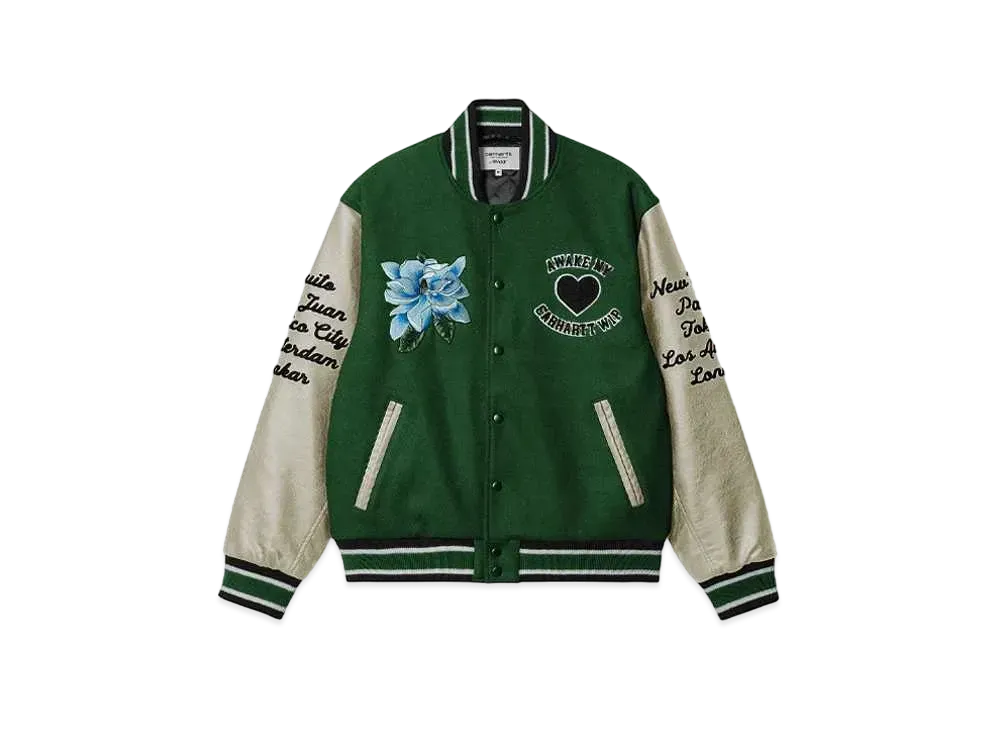 Carhartt WIP x AWAKE NY Teddy Jacket "Green"