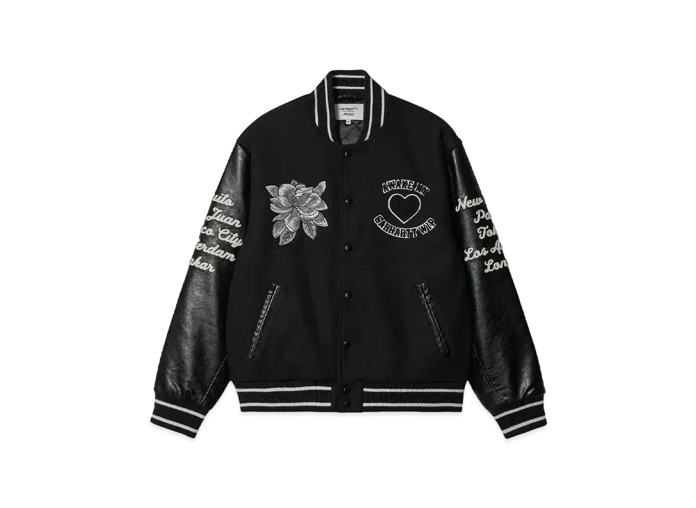 Carhartt WIP x AWAKE NY Teddy Jacket "Black"