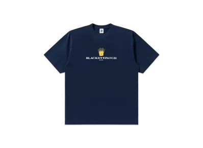 Black Eye Patch Royal Crown Logo Tee "Navy"