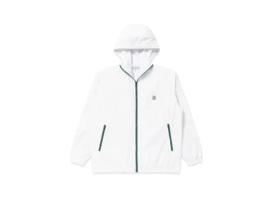 Black Eye Patch OG Label Hooded Track Jacket "White"