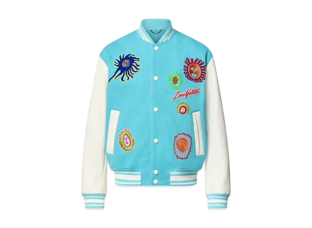 ルイヴィトン x 草間彌生 エンブロイダードフェイスバーシティブルゾン