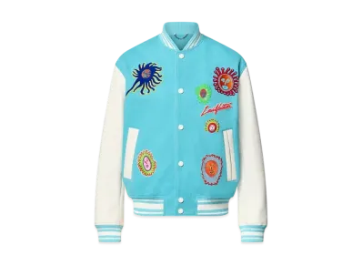 Louis Vuitton x Yayoi Kusama Embroidered Faces Varsity Blouson My Eternal Soul