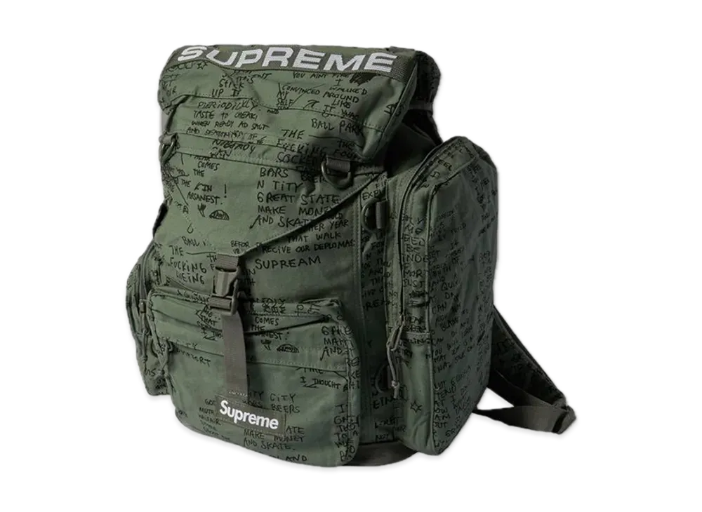 Supreme Field Backpack "Olive Gonz" (23SS)
