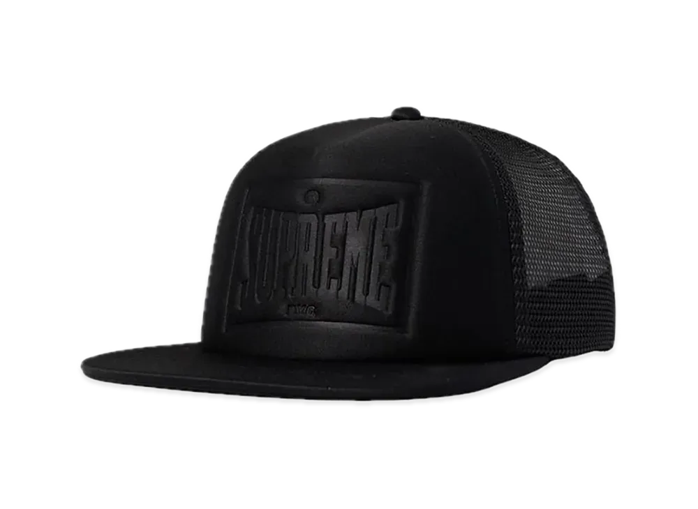 Supreme Stamped Mesh Back 5-Panel "Black"