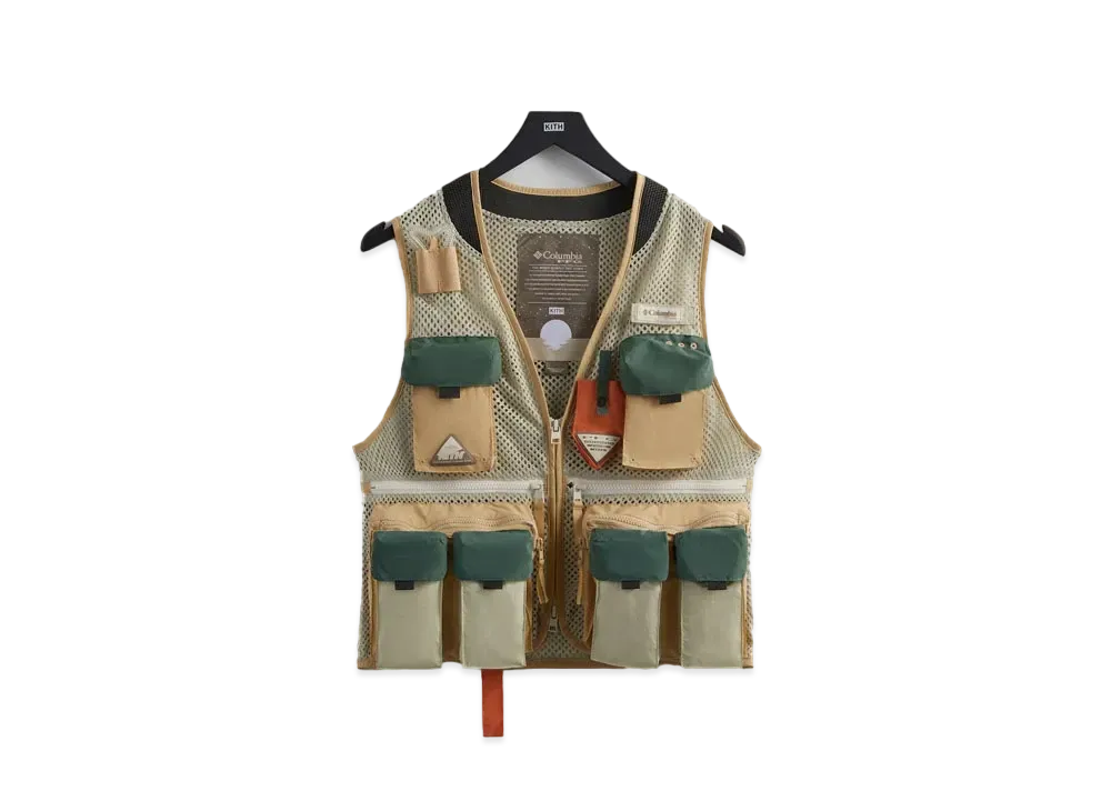 Kith x Columbia PFG Cool Creek Vest "Light Aloe"