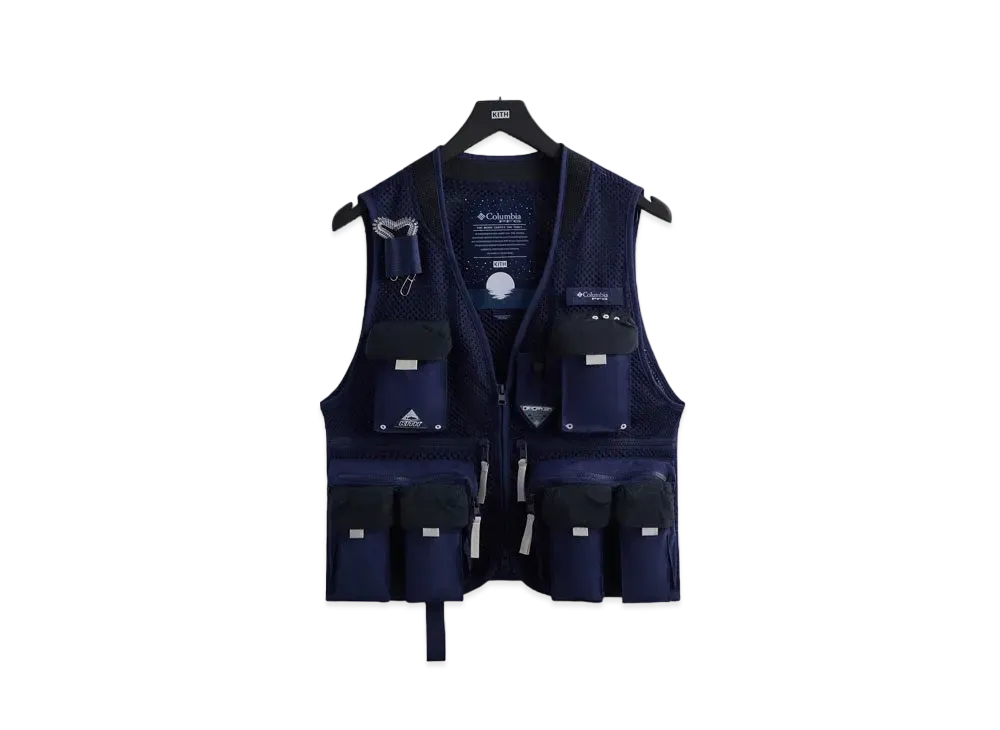 Kith x Columbia PFG Cool Creek Vest "Extreme Midnight"