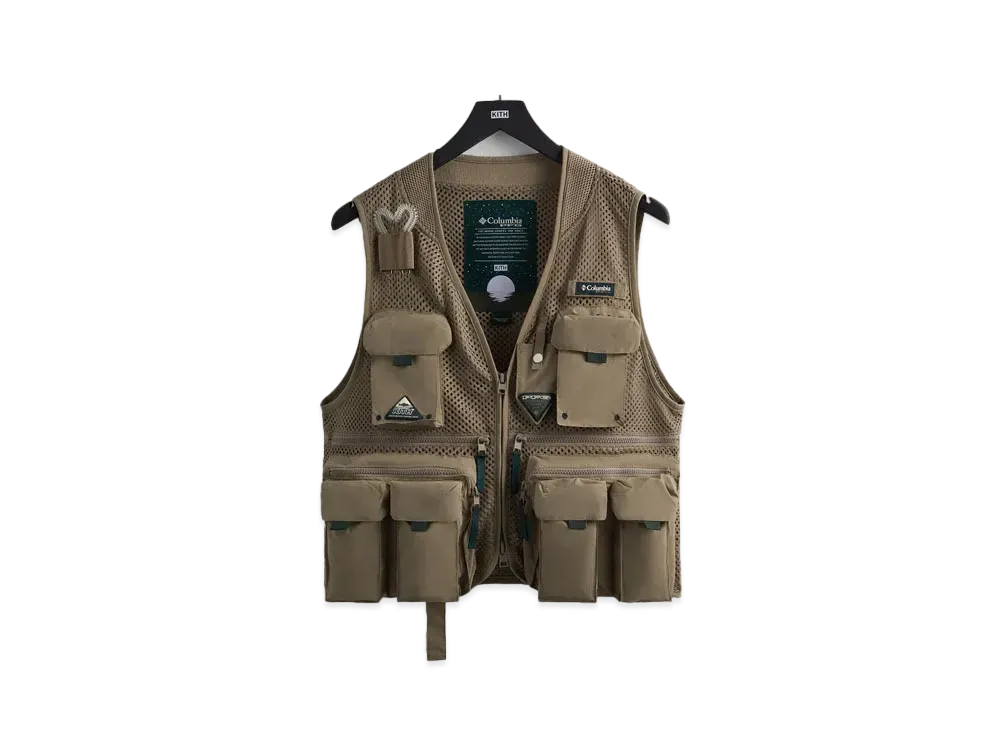 Kith x Columbia PFG Cool Creek Vest "Pebble"