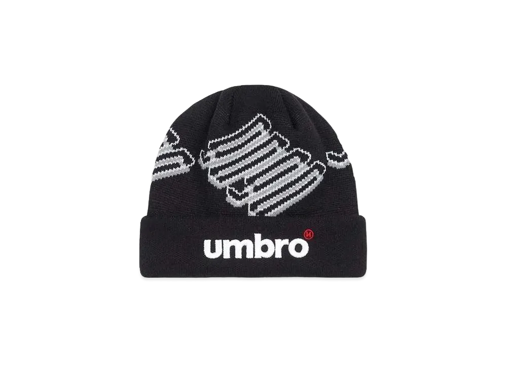 umbro × 9090 Jacquard Beanie "Black"