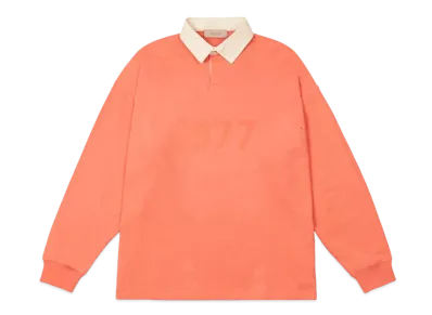 FEAR OF GOD ESSENTIALS Henley Rugby "Coral"