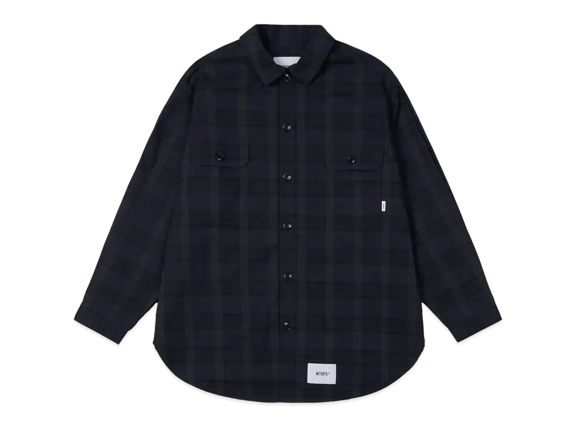 Wtaps Wcpo L/S Copo Ripstop Textile Coolmax "Green"
