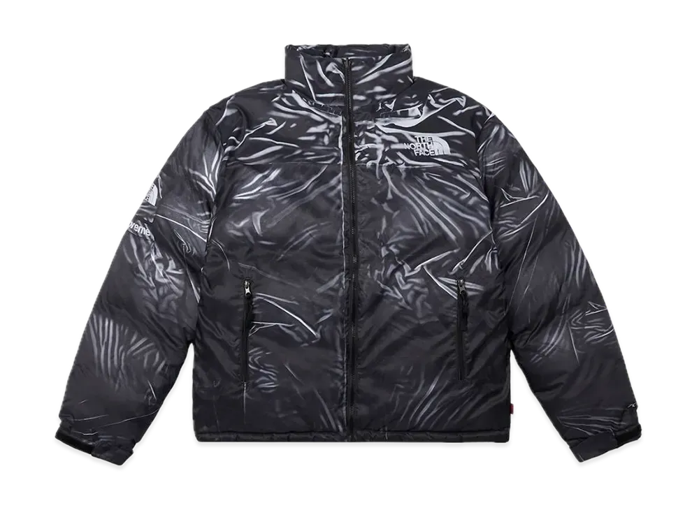 Supreme x The North Face Trompe Loeil Printed Nuptse Jacket "Black"