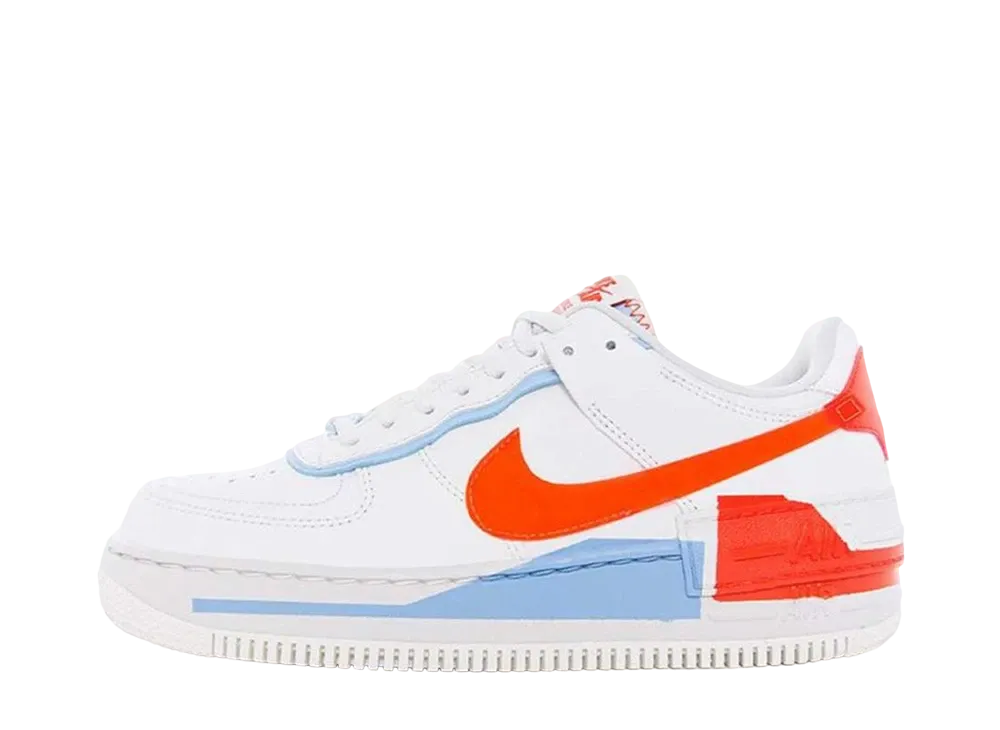 Nike Women's Air Force 1 Low Shadow "Summit White Team Orange"
