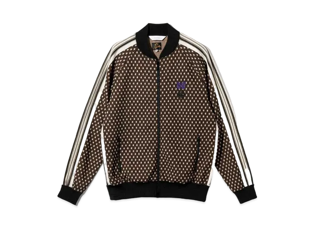 Needles x Sasquatchfabrix. R.C. Track Jacket- Diamond Jq. "Black"