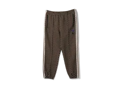 Needles x Sasquatchfabrix. Zipped Track Pant- Diamond Jq. "Black"